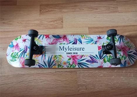 Myleisure  Double legs concave 7-layer Maple deck children's standard skateboard boys girls beginners teenagers adults