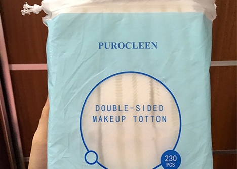 PUROCLEEN Make-up Cotton, Makeup Remover Cotton, Thick Square Cotton Pad, Used to Clean the Face and Face, Make-up, Remove Nail Polish