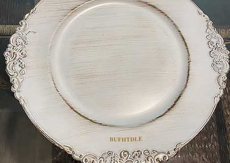 BUFHTDLE Dinner plate,Plates,porcelain,Porcelain  Platesx2