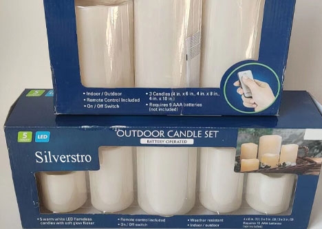 Silverstro Flickering Flameless Candle Lights